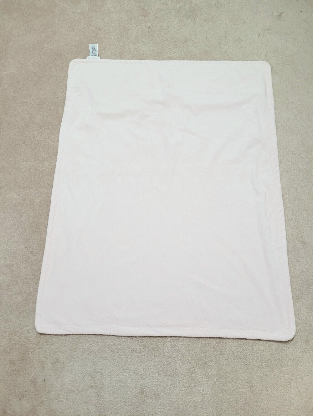 Pottery Barn Kids Pink Baby Blanket Plush Throw 30x39 Soft Nursery Lovey